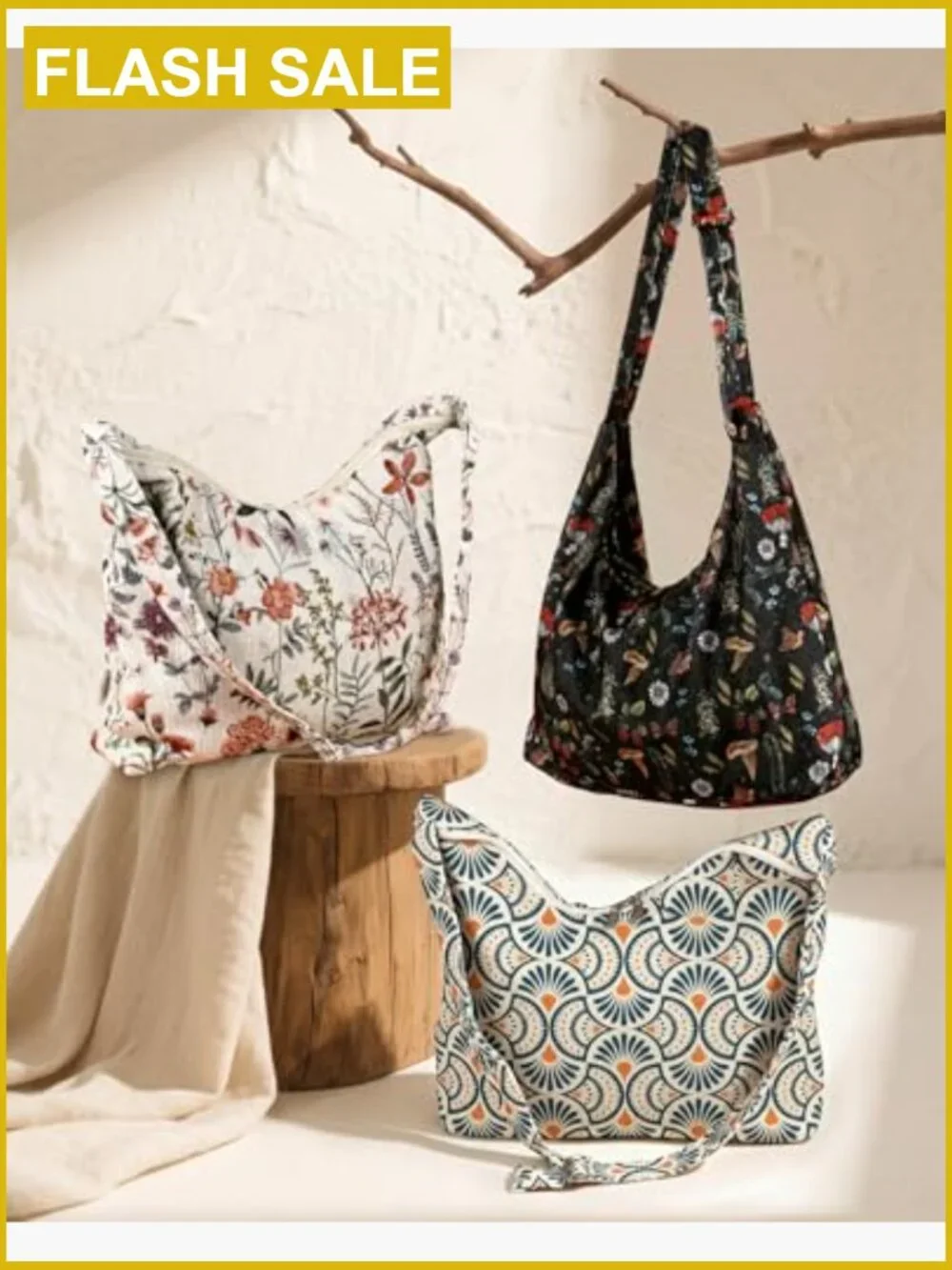 Women Corduroy Hobo Bag Large Zipper Tote Shoulder Travel Work